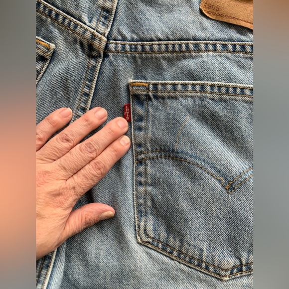 Y2K vintage Levi’s 505 regular straight leg jeans size 38 x 32 - Picture 4 of 7